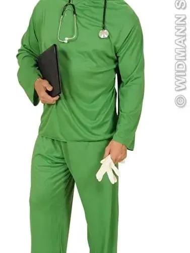 Chirurgen Kostuum Groen