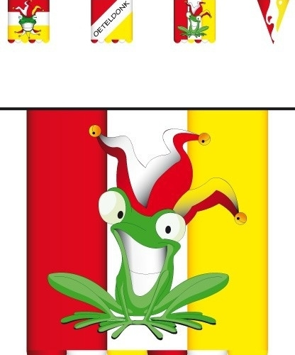 Vlaggenlijn Brabant Kikker 3 M