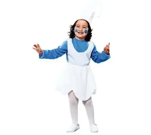 Blauw Kabouter Meisje Little