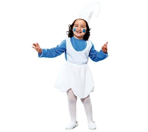 Blauw Kabouter Meisje Little