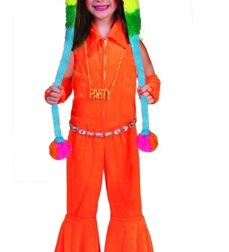 Neon Oranje Jumpsuit Kids