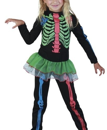Skeleton Jumpsuit Neon