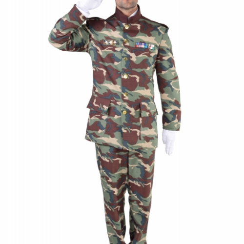 Leger Officiers Kostuum Deluxe