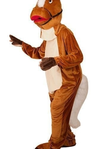 Mascotte Kostuum Paard
