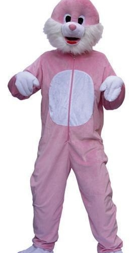 Paashaas Kostuum Mascotte Roze