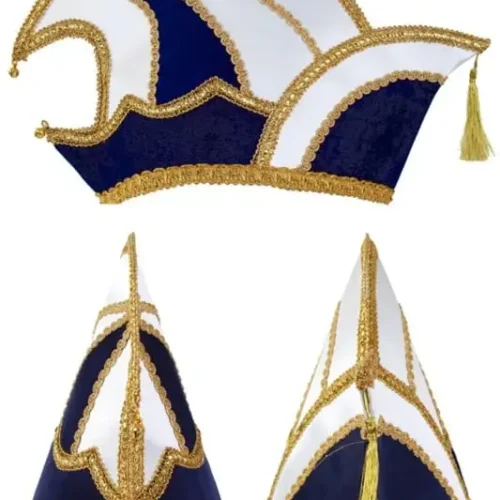 Prinsenmuts Deluxe Donkerblauw