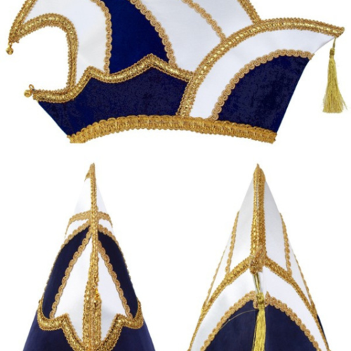 Prinsenmuts Deluxe Donkerblauw