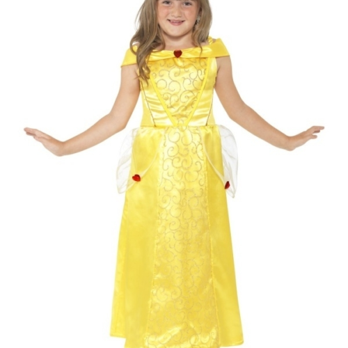 Prinses Belle Jurk Geel