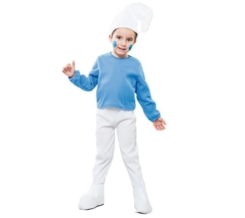 Blauw Kabouter Kostuum Little